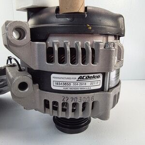 ACDelco Remanufactured Alternator 19343650 334 2918 GM Chrysler Dodge VW